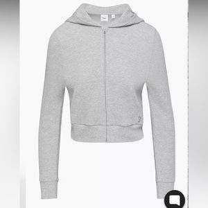 TNA waffle zip up hoodie
